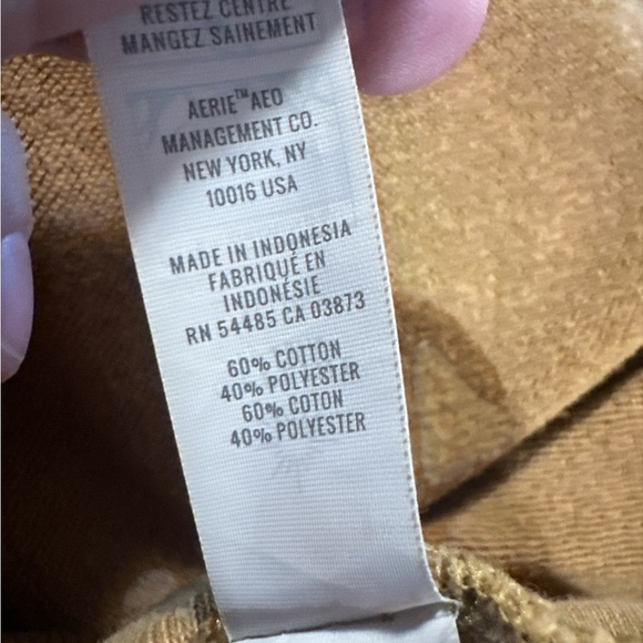 Aerie Offline Women's Gold Terry Quarter-Zip Sweatshirt - Picture 3 of 6